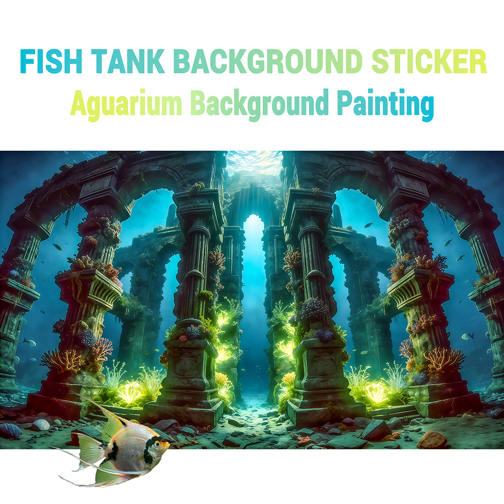 Marine Aquarium Glue - Derin Deniz Eserleri, Balık Tankı Arka