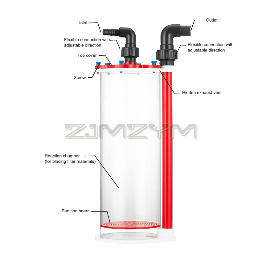 Marine Aquarium Protein Skimmer - ﻿ KMR-150/ ﻿ KMR-200 Bakteri Yetiştirme