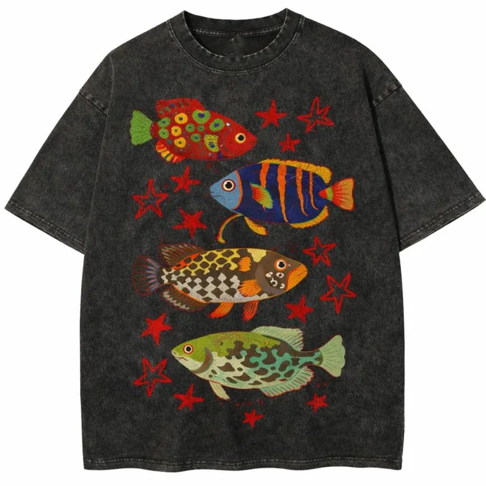 Vintage Yıkanmış Tropikal Balı - Aquarium Marine Color incelemesi ve fiyatı