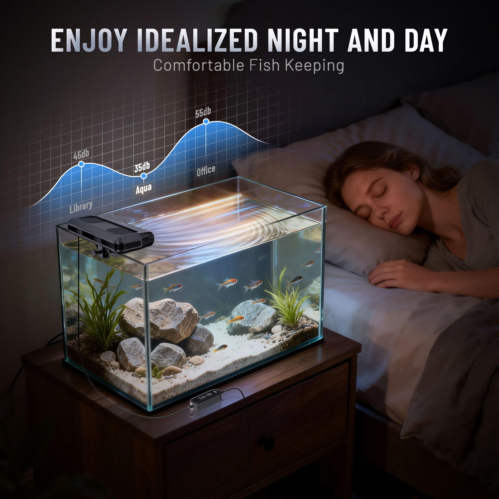 Akvaryum Fanı, Ultra Sessiz Ba - Aquarium Marine Fishes incelemesi ve fiyatı