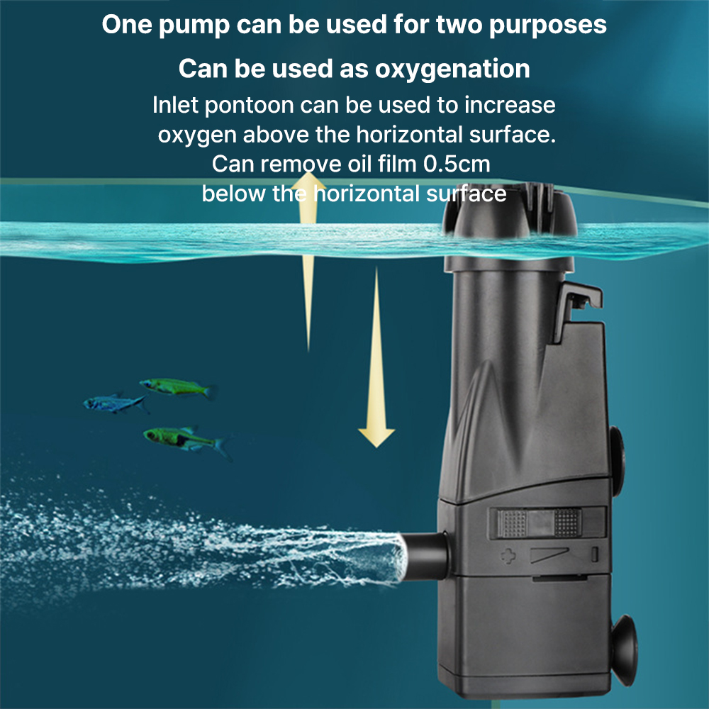 Yeni Akvaryum Yüzey Yağı Skimm - Marine Aquarium Protein Skimmer incelemesi ve fiyatı