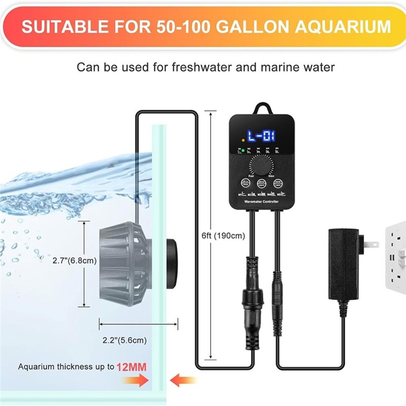 SHGO-Aquarium Wave Maker 2100G - Powerhead Wave Maker incelemesi ve fiyatı